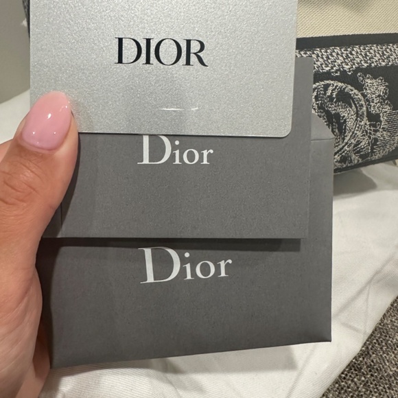 DIOR MEDIUM LADY D-LITE BAG Blue Toile de Jouy Reverse Embroid - Picture 5 of 5